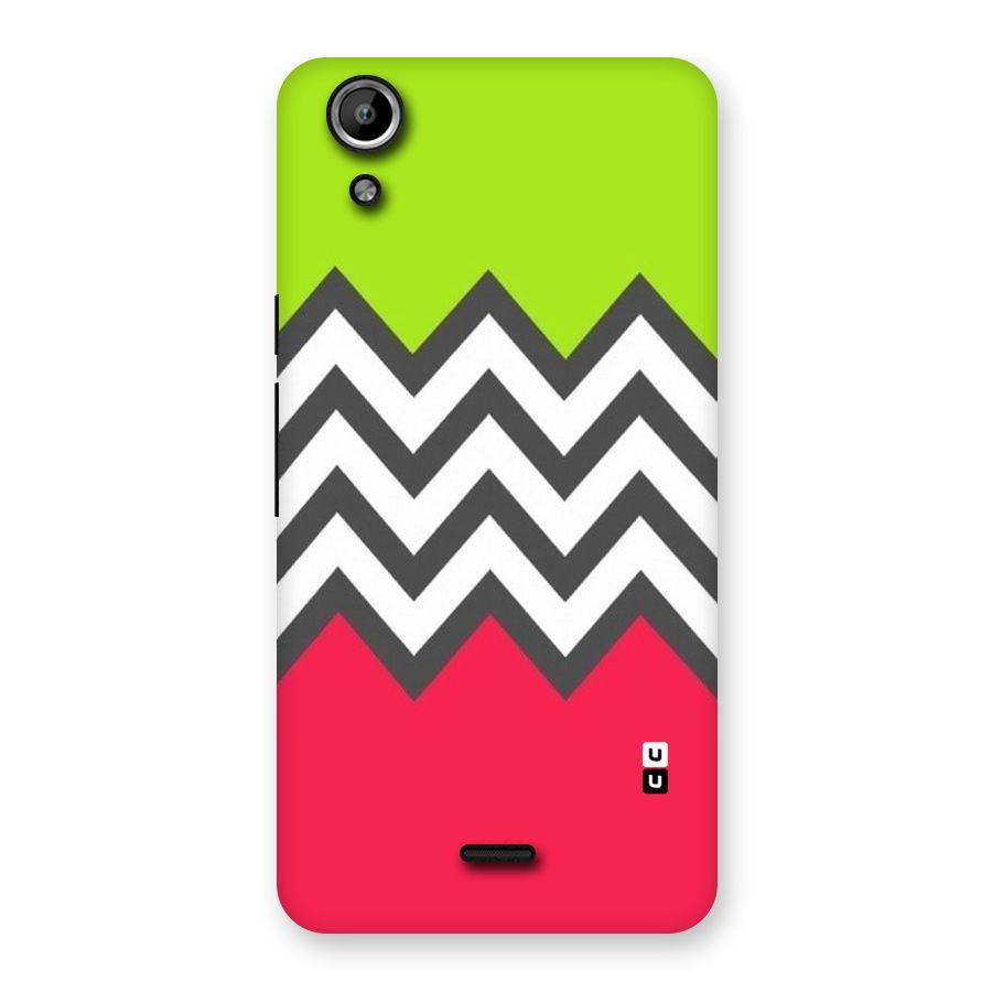 Cute Chevron Back Case for Micromax Canvas Selfie Lens Q345