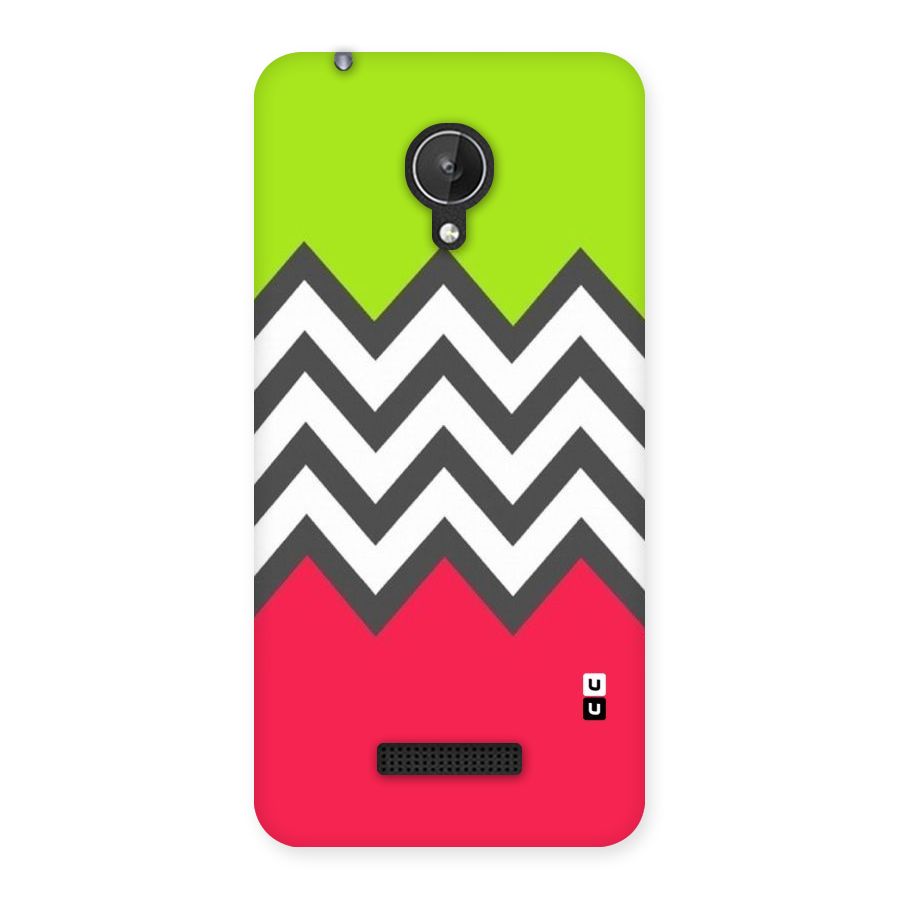 Cute Chevron Back Case for Micromax Canvas Spark Q380