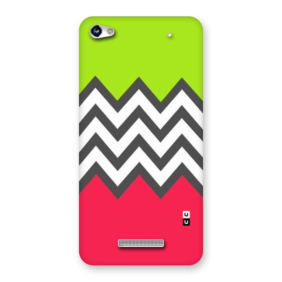 Cute Chevron Back Case for Micromax Hue 2