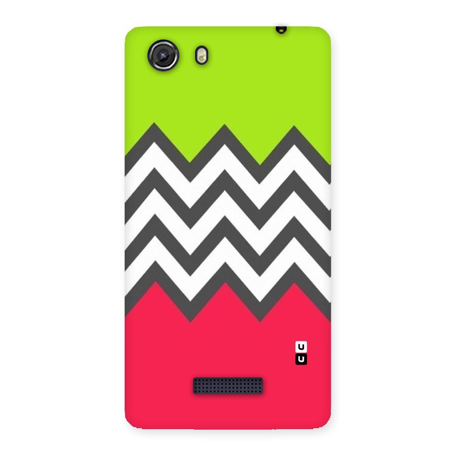 Cute Chevron Back Case for Micromax Unite 3