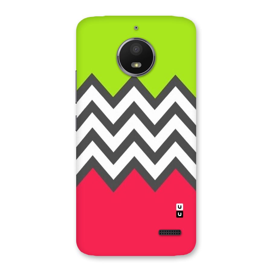 Cute Chevron Back Case for Moto E4