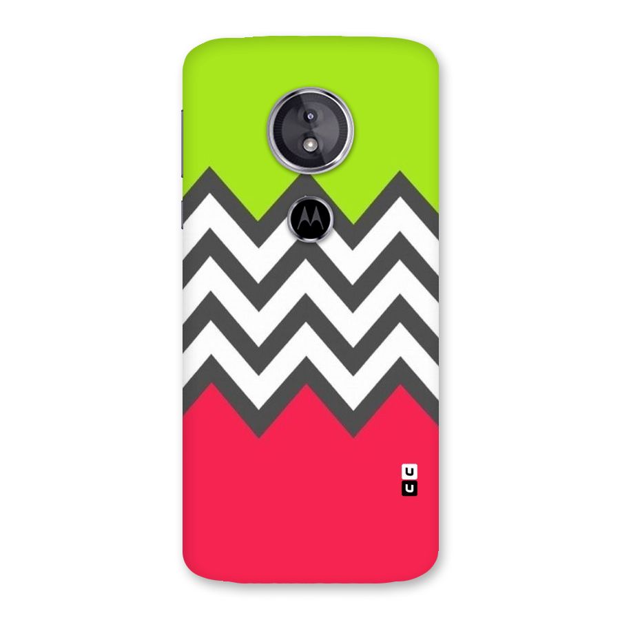 Cute Chevron Back Case for Moto E5
