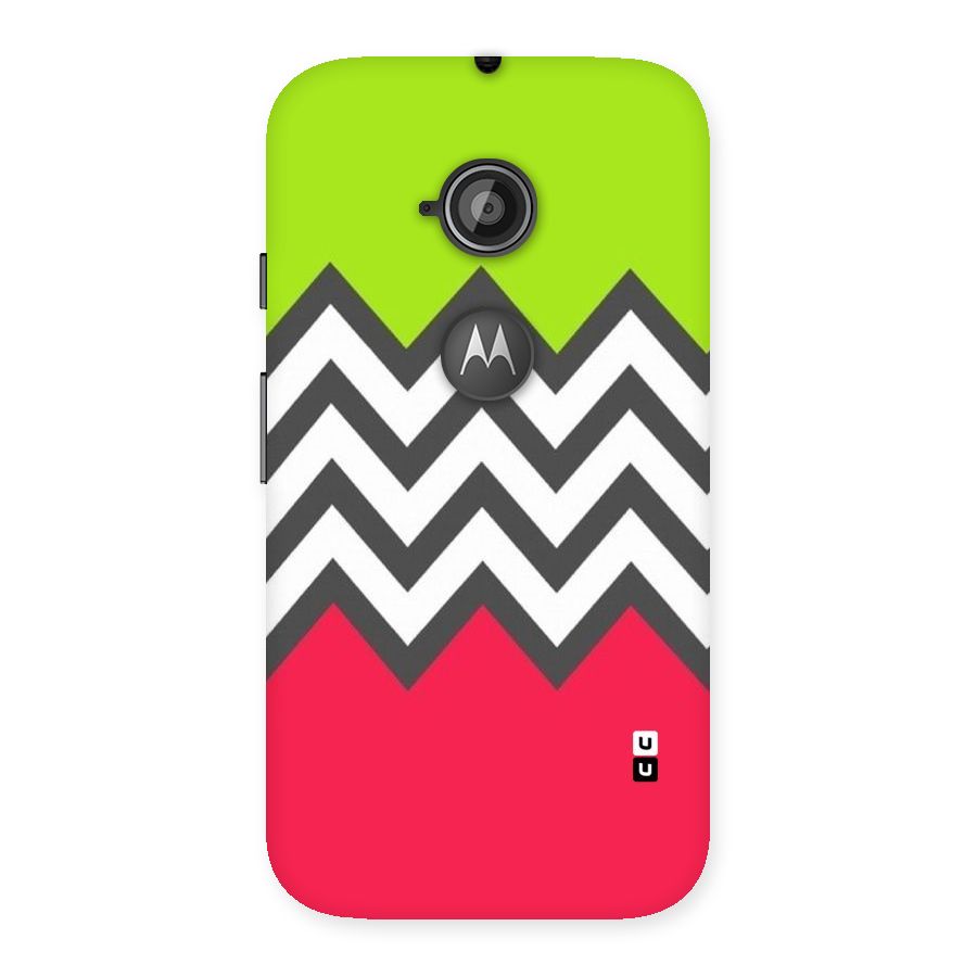 Cute Chevron Back Case for Moto E 2nd Gen
