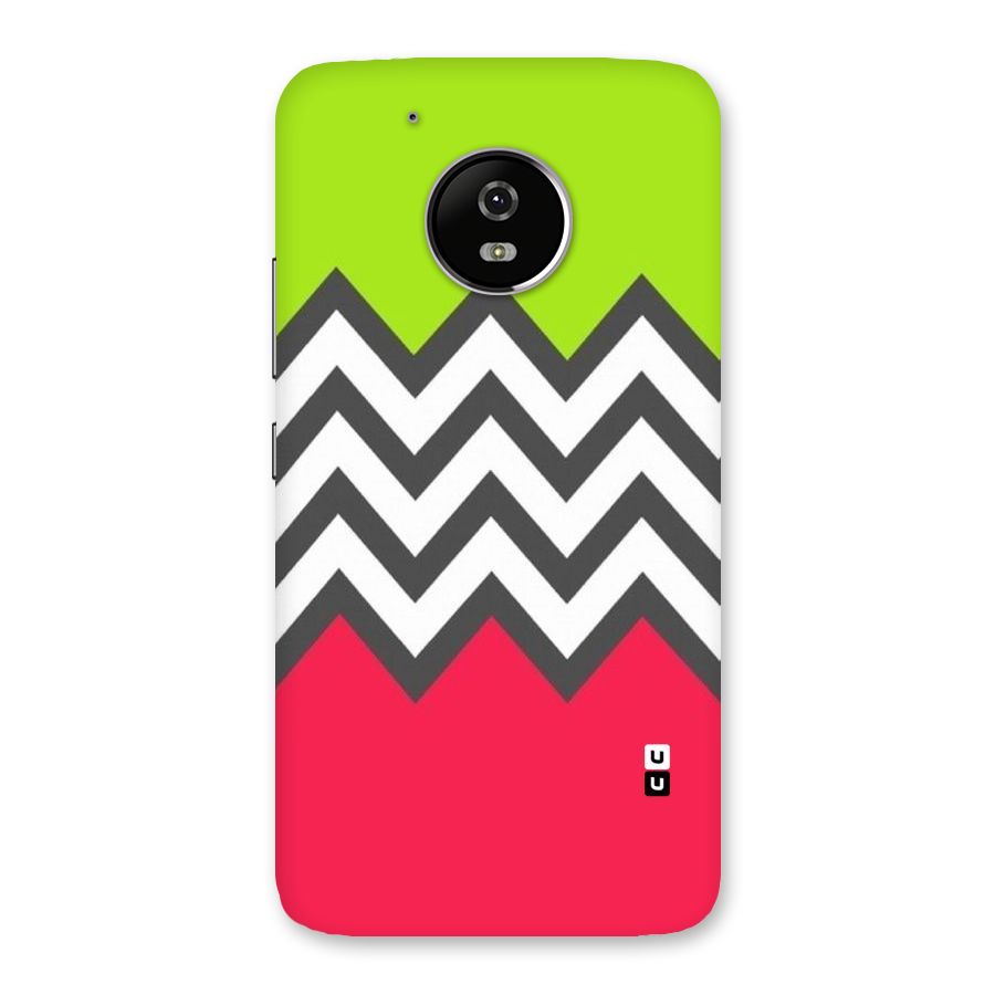 Cute Chevron Back Case for Moto G5
