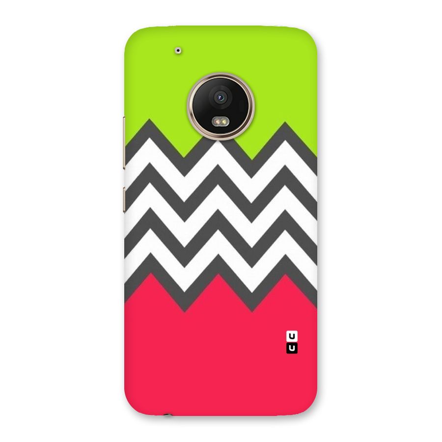 Cute Chevron Back Case for Moto G5 Plus