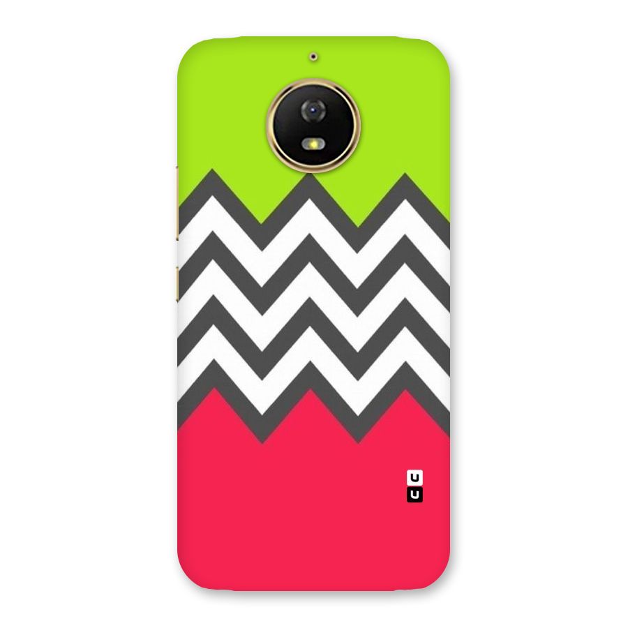 Cute Chevron Back Case for Moto G5s