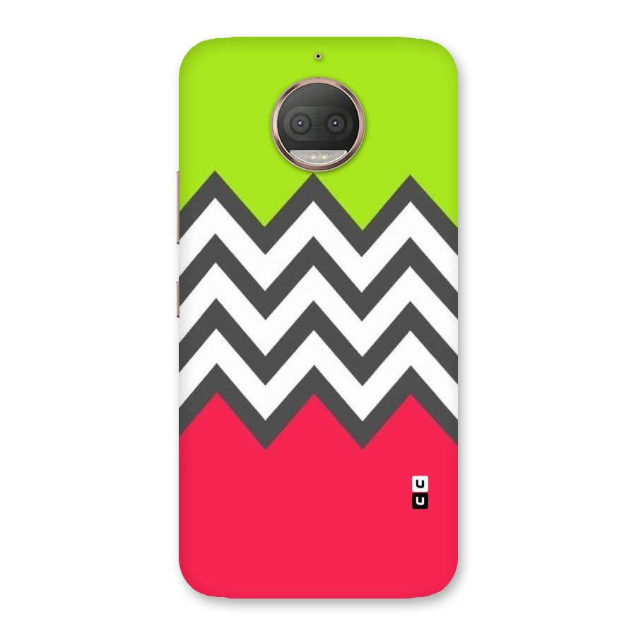 Cute Chevron Back Case for Moto G5s Plus