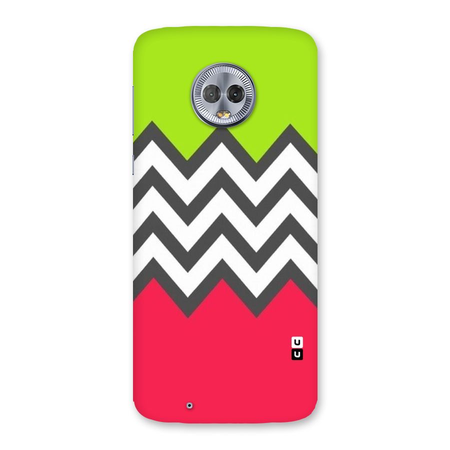 Cute Chevron Back Case for Moto G6