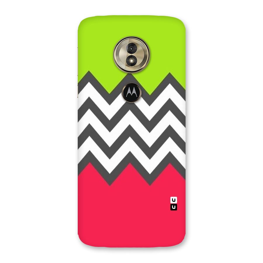 Cute Chevron Back Case for Moto G6 Play