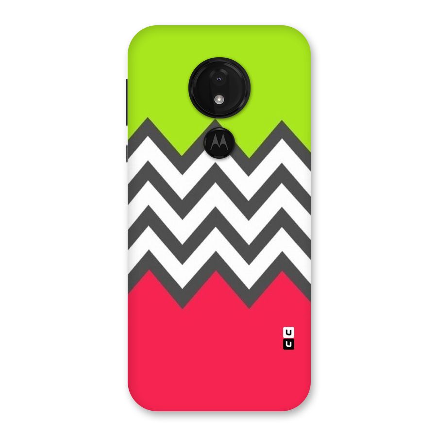 Cute Chevron Back Case for Moto G7 Power