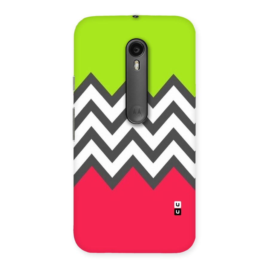 Cute Chevron Back Case for Moto G Turbo