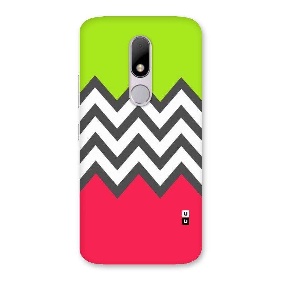 Cute Chevron Back Case for Moto M