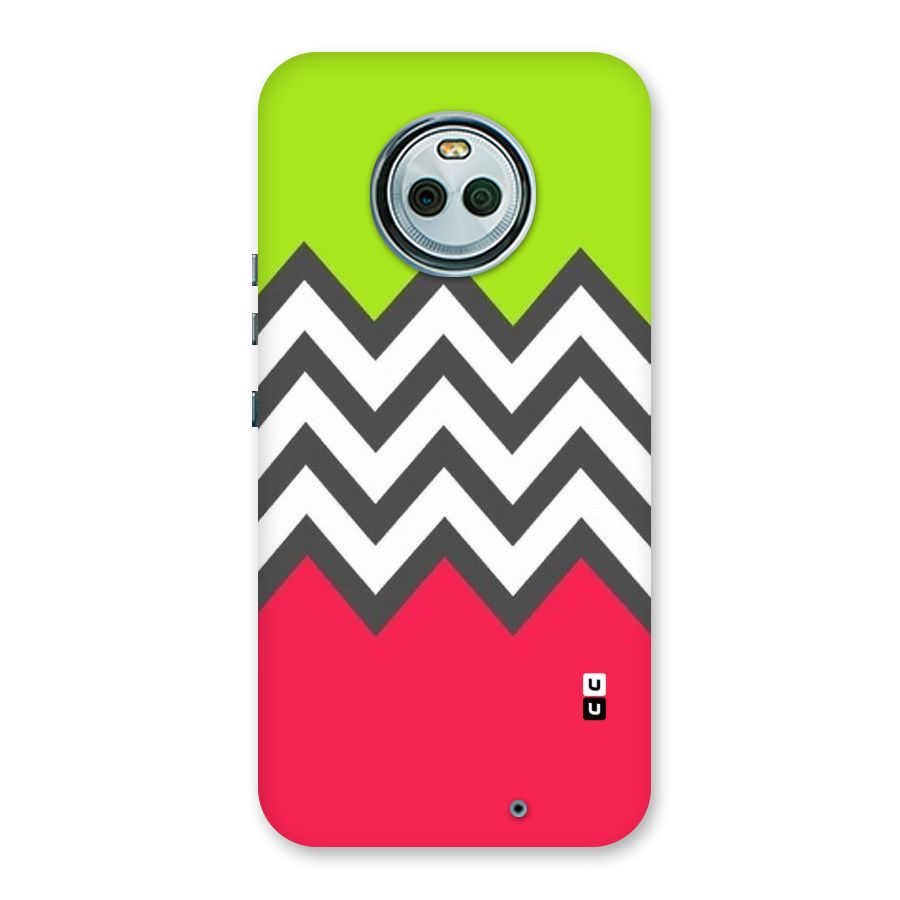 Cute Chevron Back Case for Moto X4
