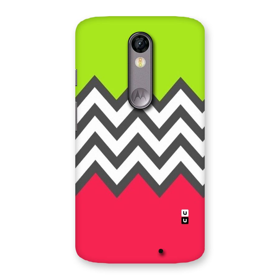 Cute Chevron Back Case for Moto X Force