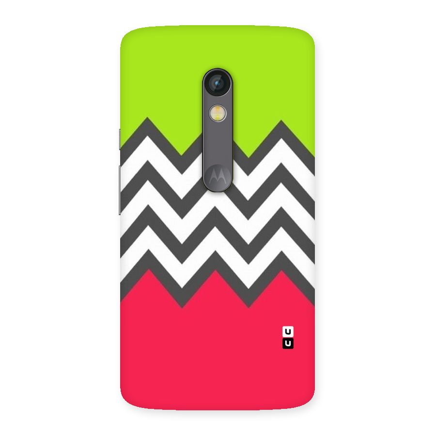 Cute Chevron Back Case for Moto X Play