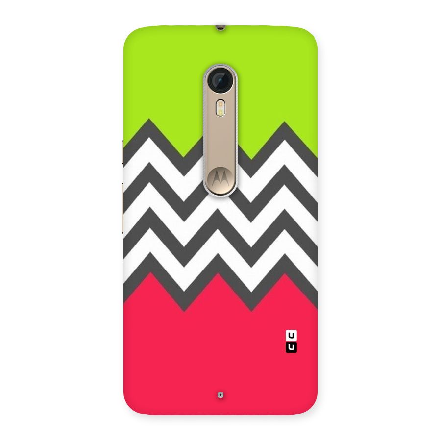 Cute Chevron Back Case for Motorola Moto X Style