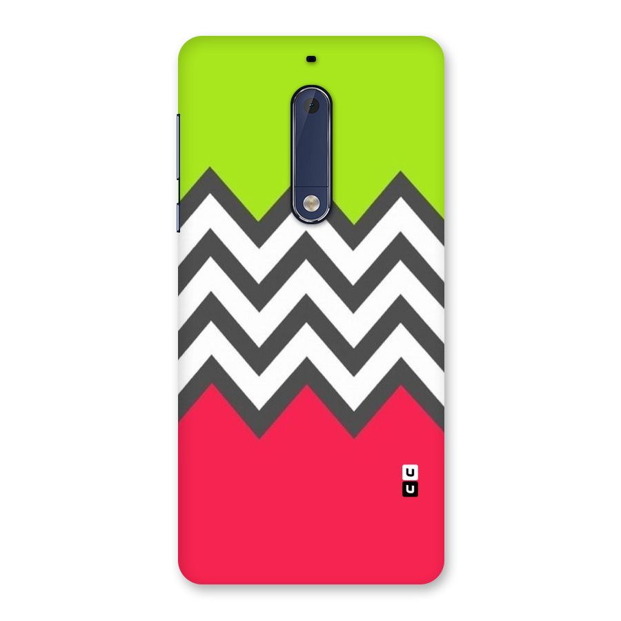 Cute Chevron Back Case for Nokia 5