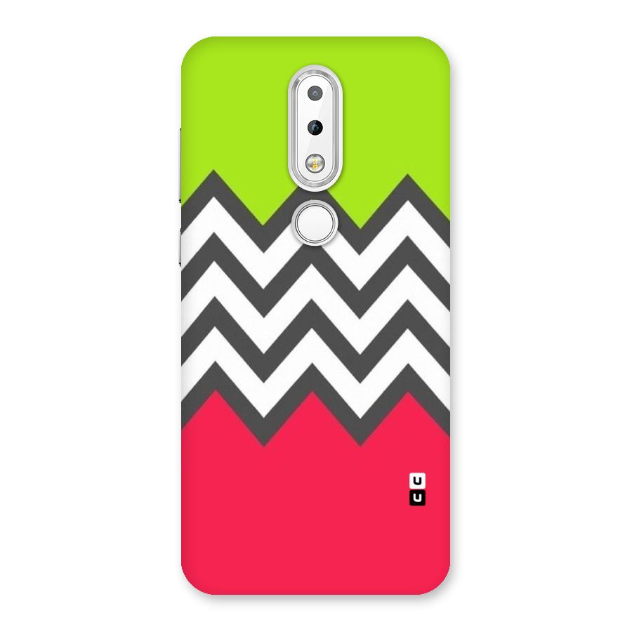 Cute Chevron Back Case for Nokia 6.1 Plus
