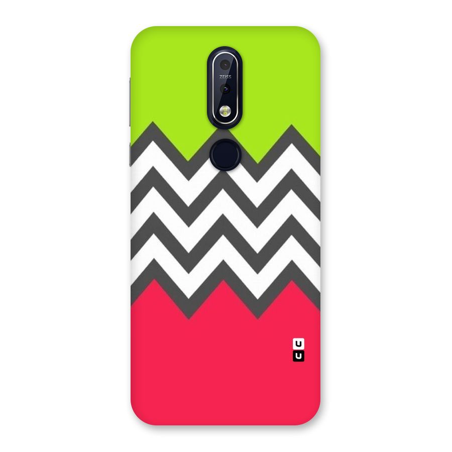 Cute Chevron Back Case for Nokia 7.1