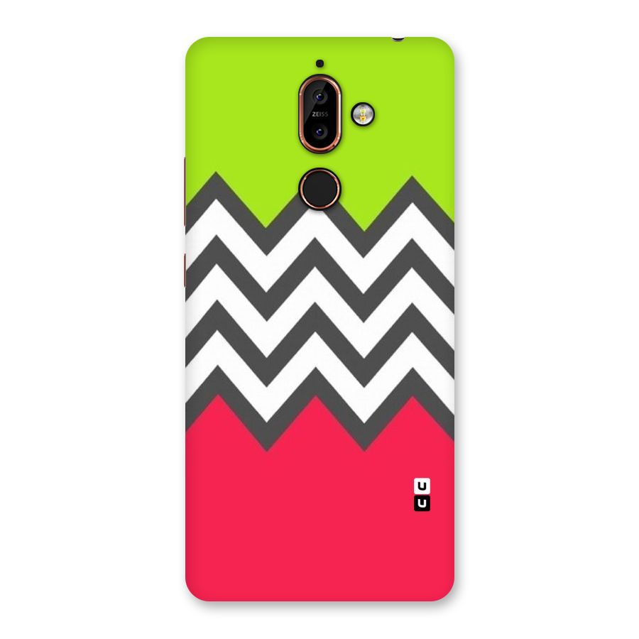 Cute Chevron Back Case for Nokia 7 Plus