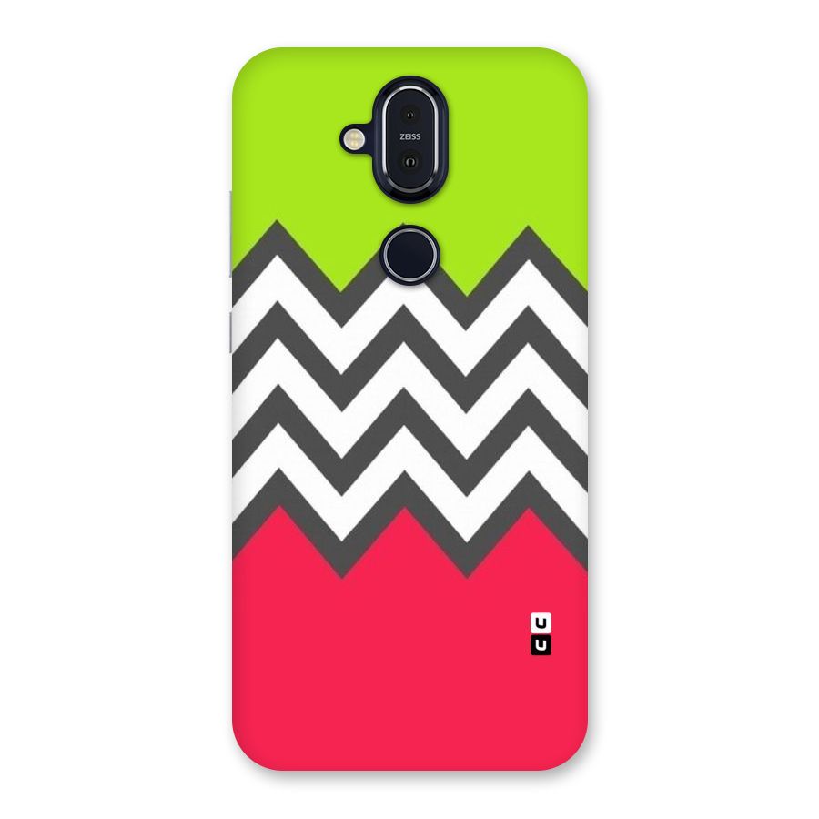 Cute Chevron Back Case for Nokia 8.1
