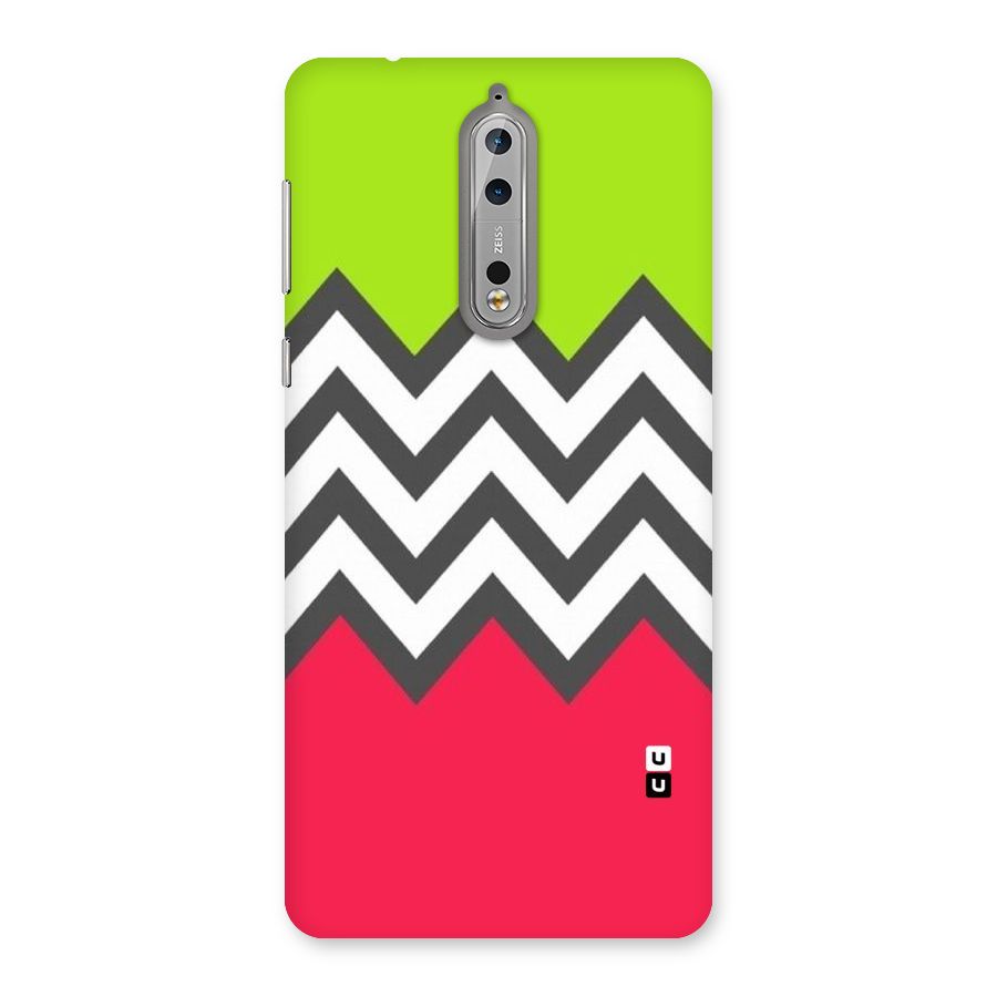 Cute Chevron Back Case for Nokia 8