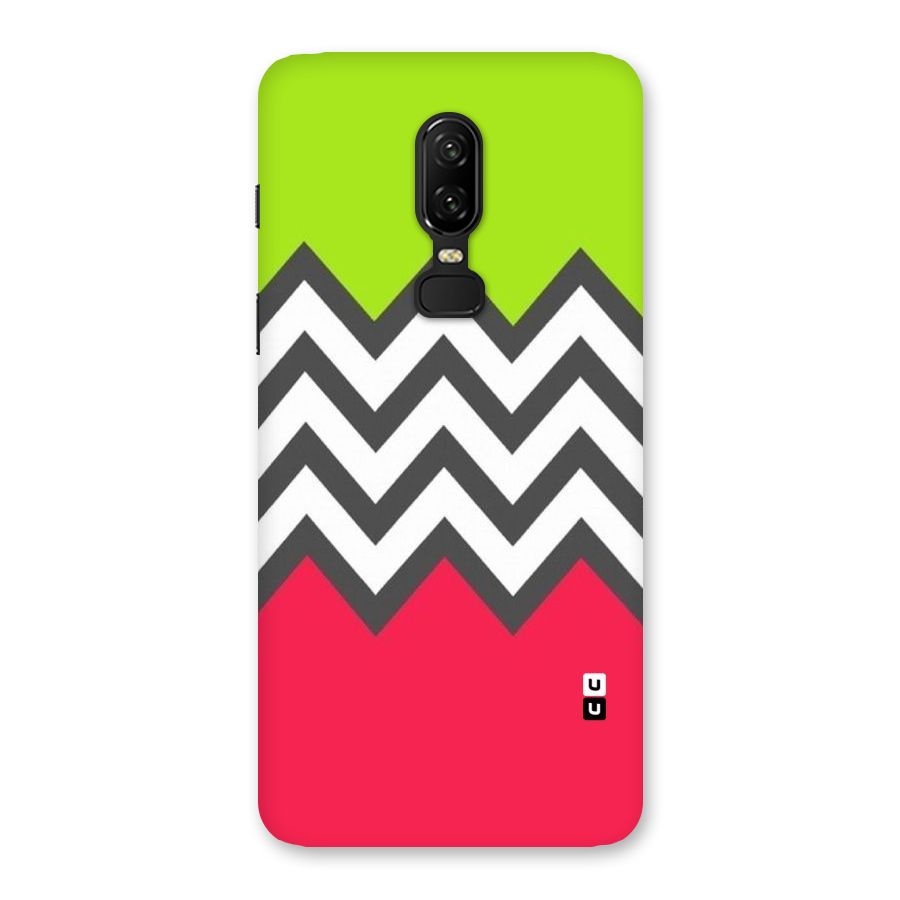 Cute Chevron Back Case for OnePlus 6