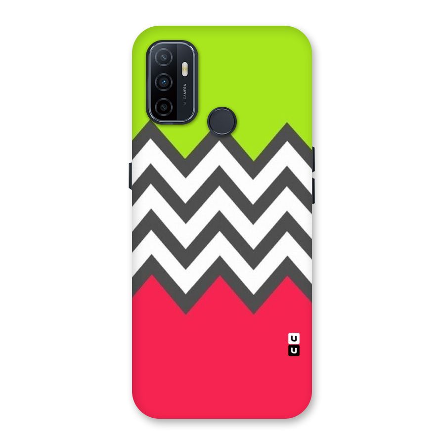Cute Chevron Back Case for Oppo A32
