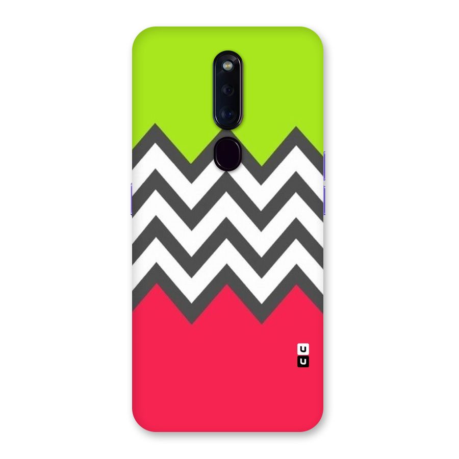 Cute Chevron Back Case for Oppo F11 Pro