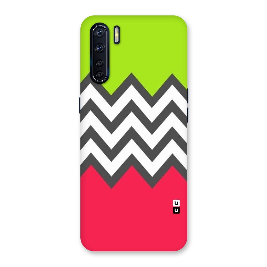 Cute Chevron Back Case for Oppo F15
