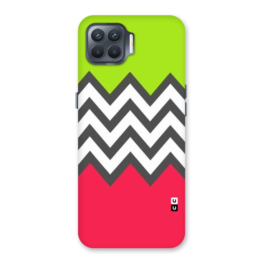 Cute Chevron Back Case for Oppo F17 Pro