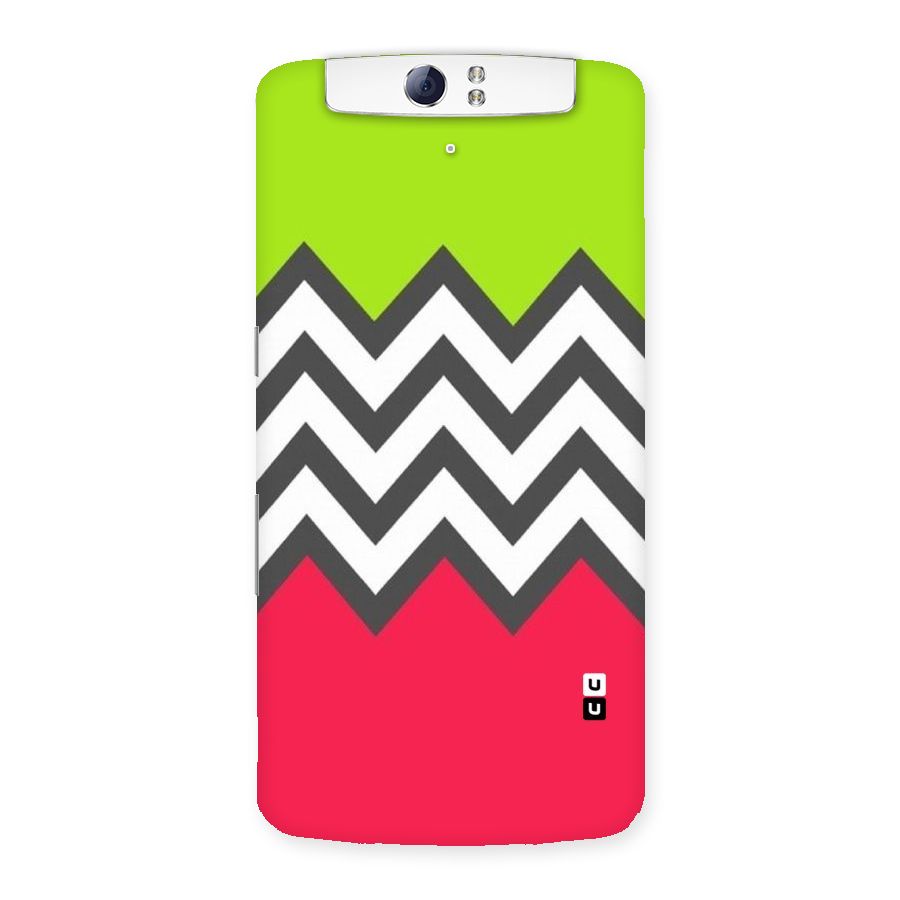 Cute Chevron Back Case for Oppo N1
