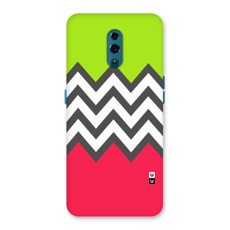 Cute Chevron Back Case for Oppo Reno