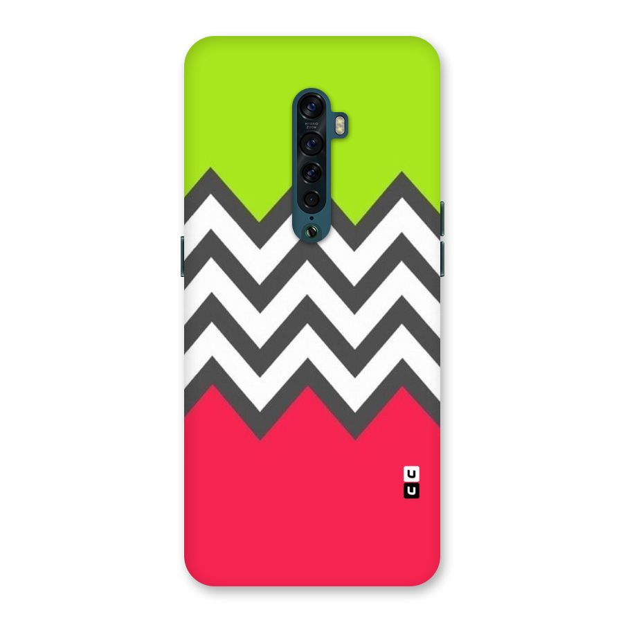 Cute Chevron Back Case for Oppo Reno2