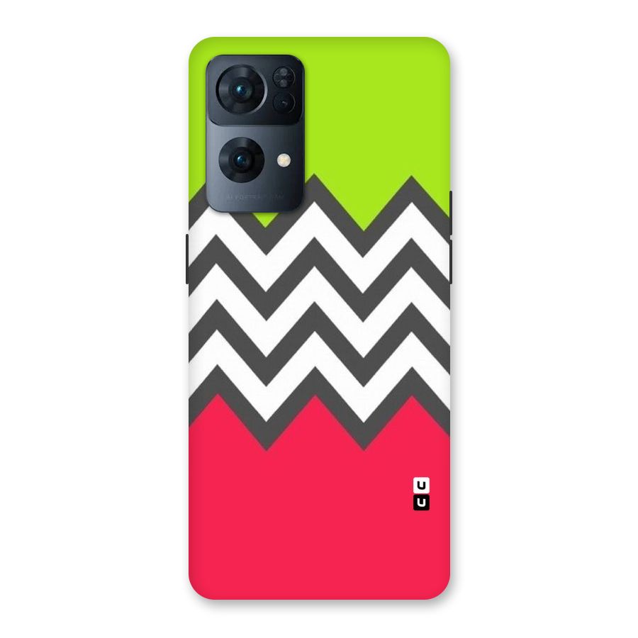 Cute Chevron Back Case for Oppo Reno7 Pro 5G