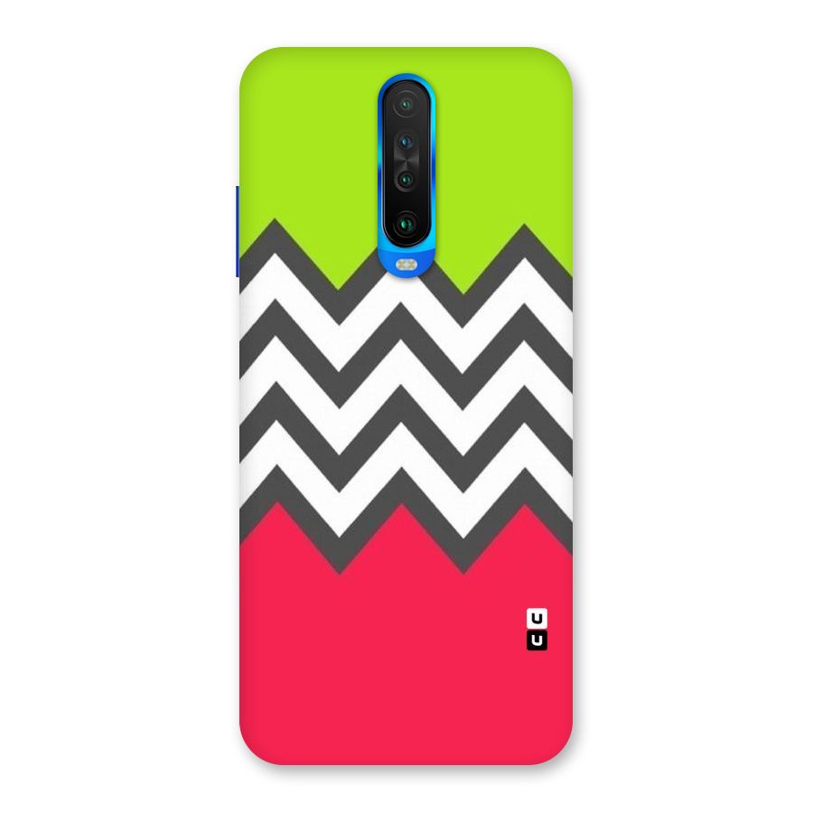 Cute Chevron Back Case for Poco X2