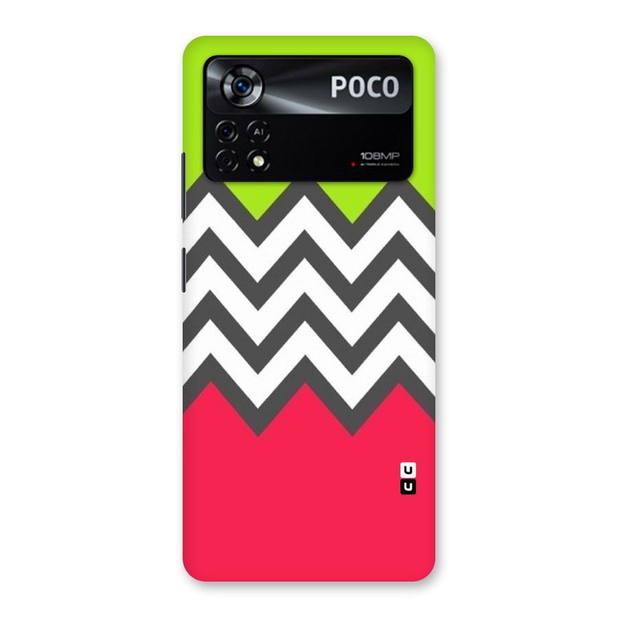 Cute Chevron Back Case for Poco X4 Pro 5G