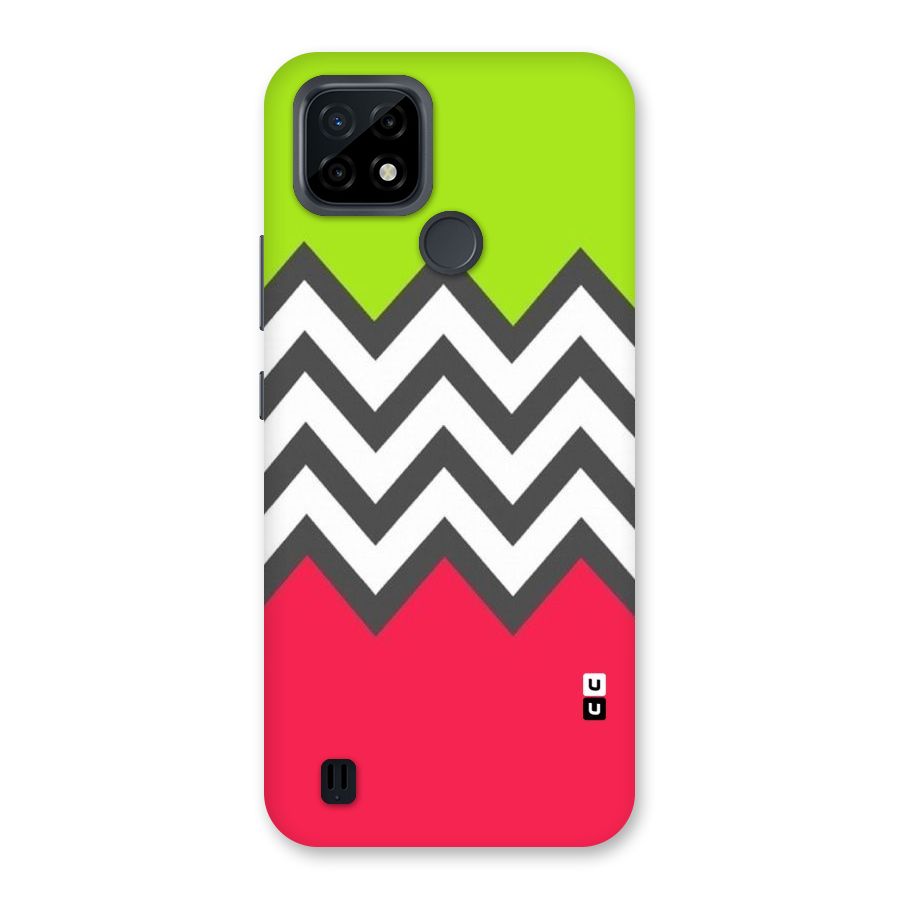 Cute Chevron Back Case for Realme C21