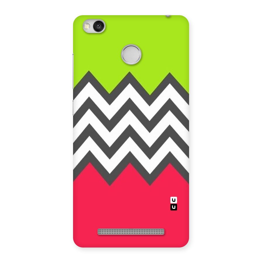 Cute Chevron Back Case for Redmi 3S Prime