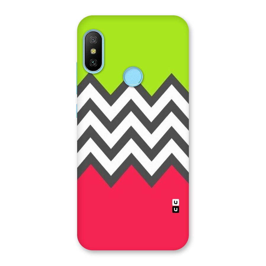 Cute Chevron Back Case for Redmi 6 Pro