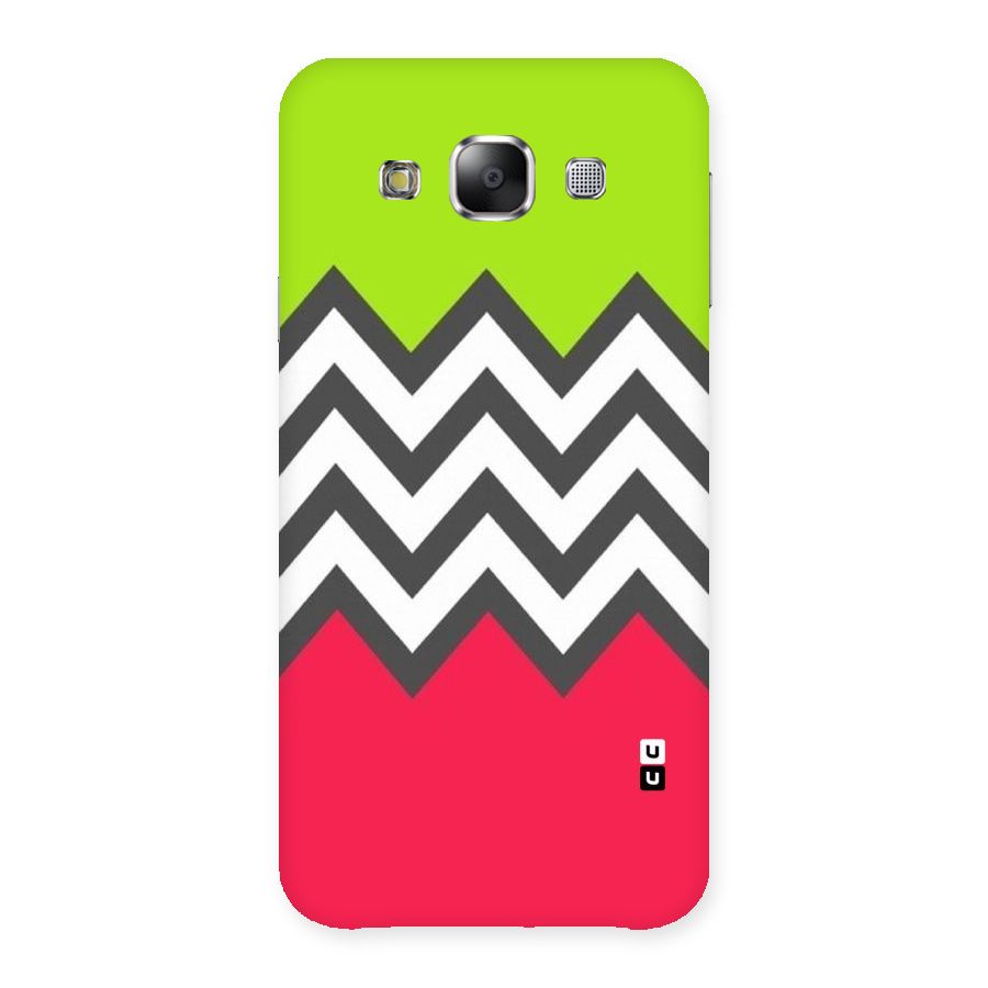 Cute Chevron Back Case for Samsung Galaxy E5