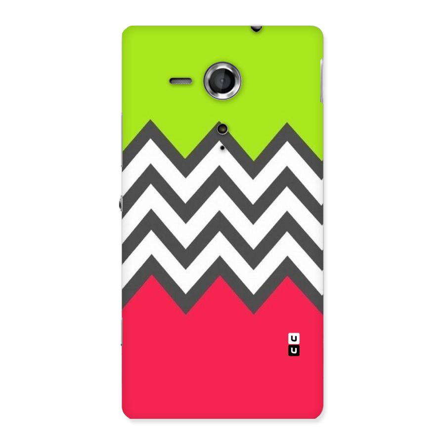 Cute Chevron Back Case for Sony Xperia SP