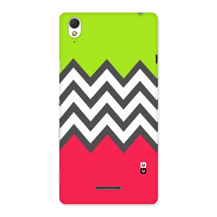Cute Chevron Back Case for Sony Xperia T3