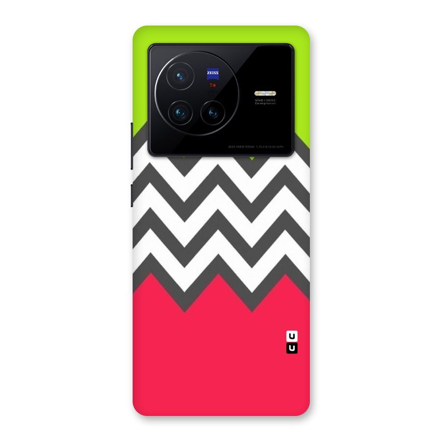 Cute Chevron Back Case for Vivo X80