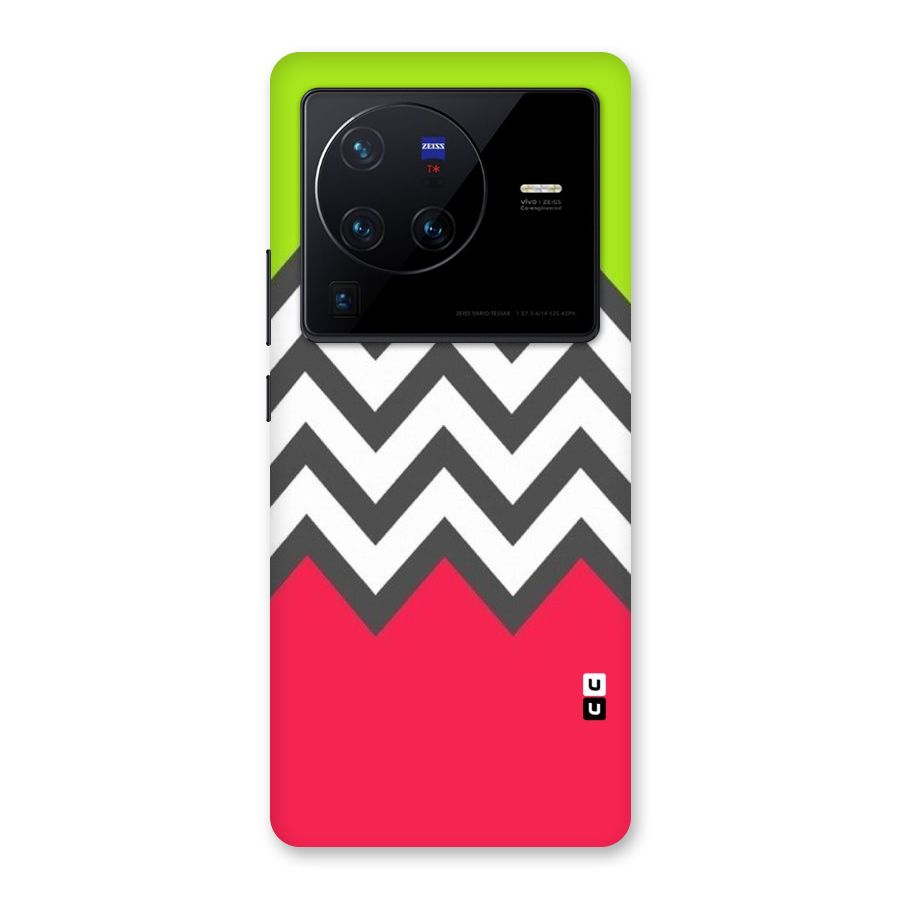 Cute Chevron Back Case for Vivo X80 Pro