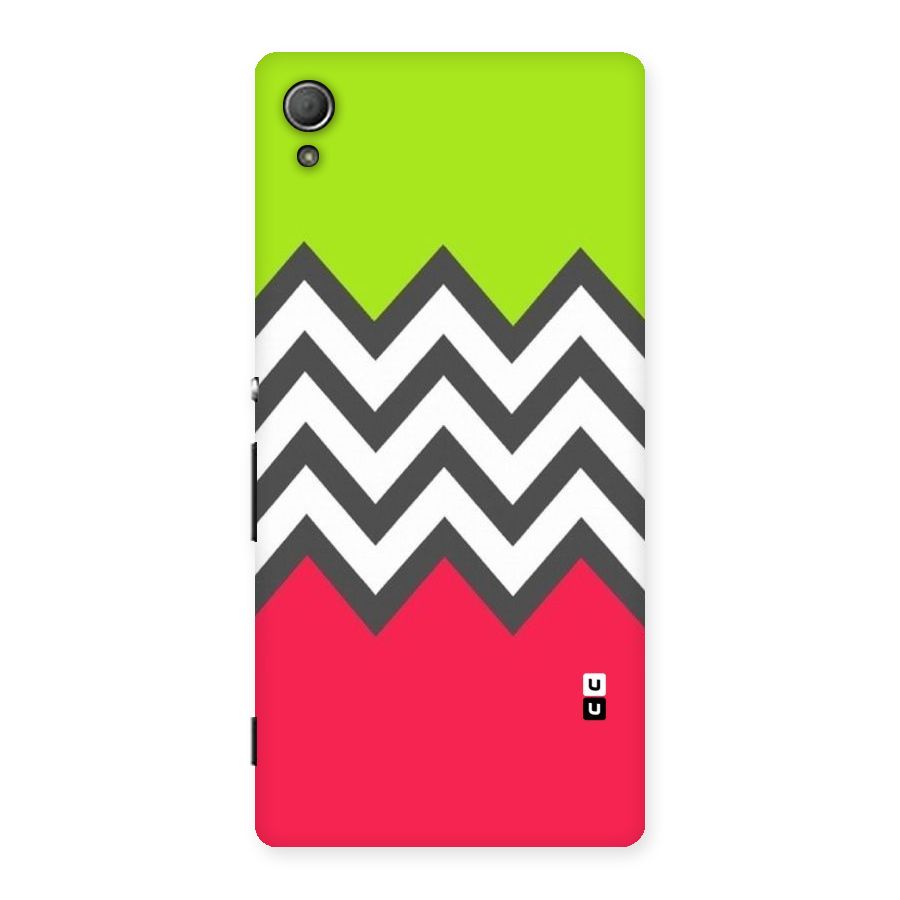 Cute Chevron Back Case for Xperia Z3 Plus