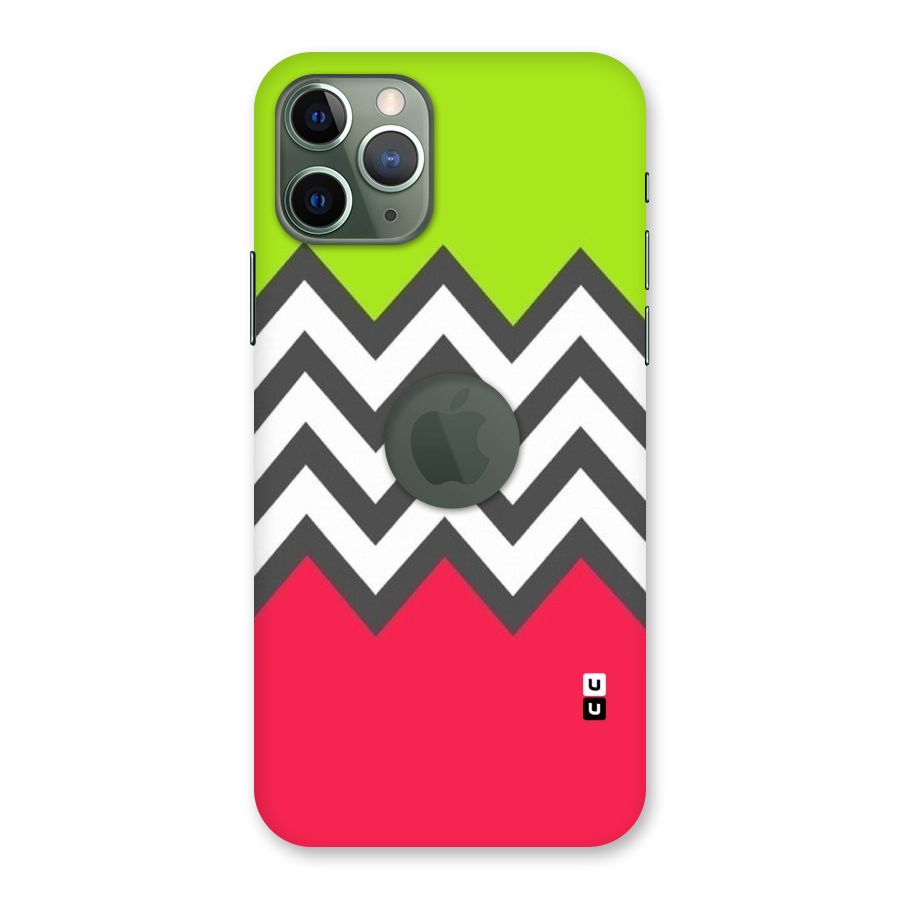 Cute Chevron Back Case for iPhone 11 Pro Logo  Cut