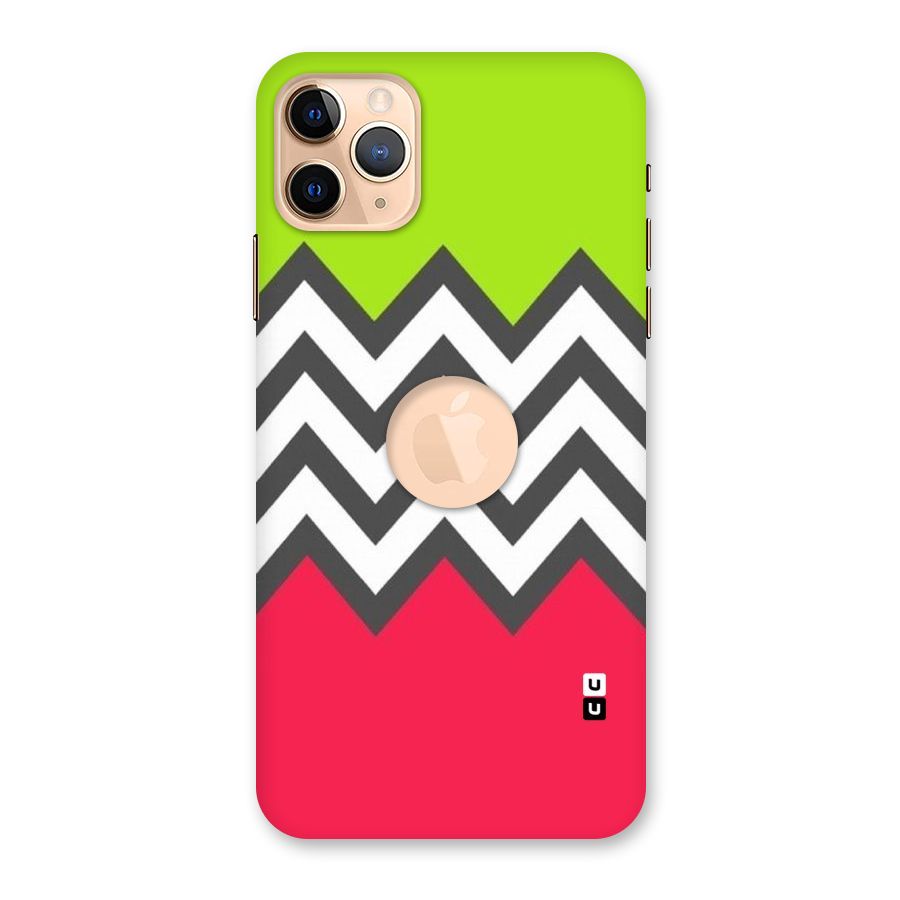 Cute Chevron Back Case for iPhone 11 Pro Max Logo Cut