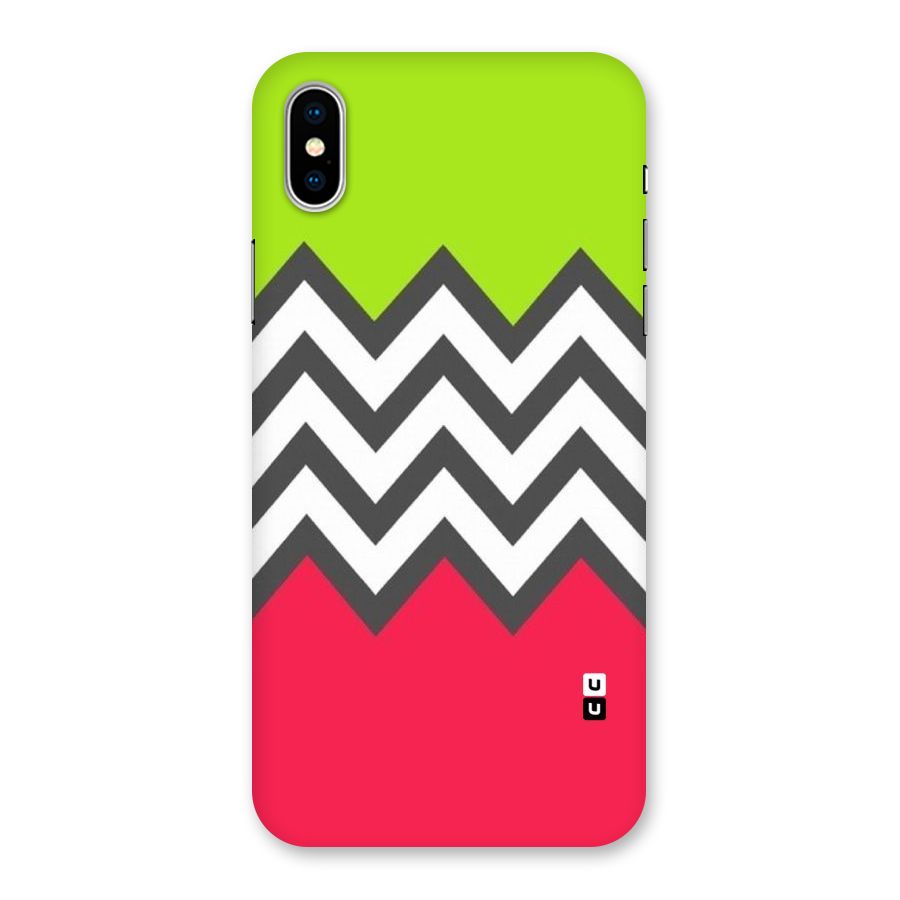 Cute Chevron Back Case for iPhone XS