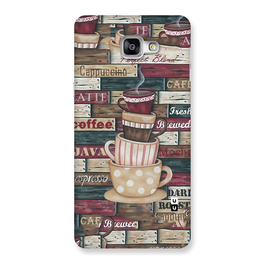 Cute Coffee Cups Back Case for Galaxy A9